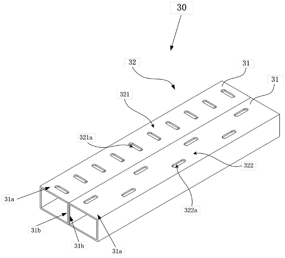 Crack double-waveguide antenna