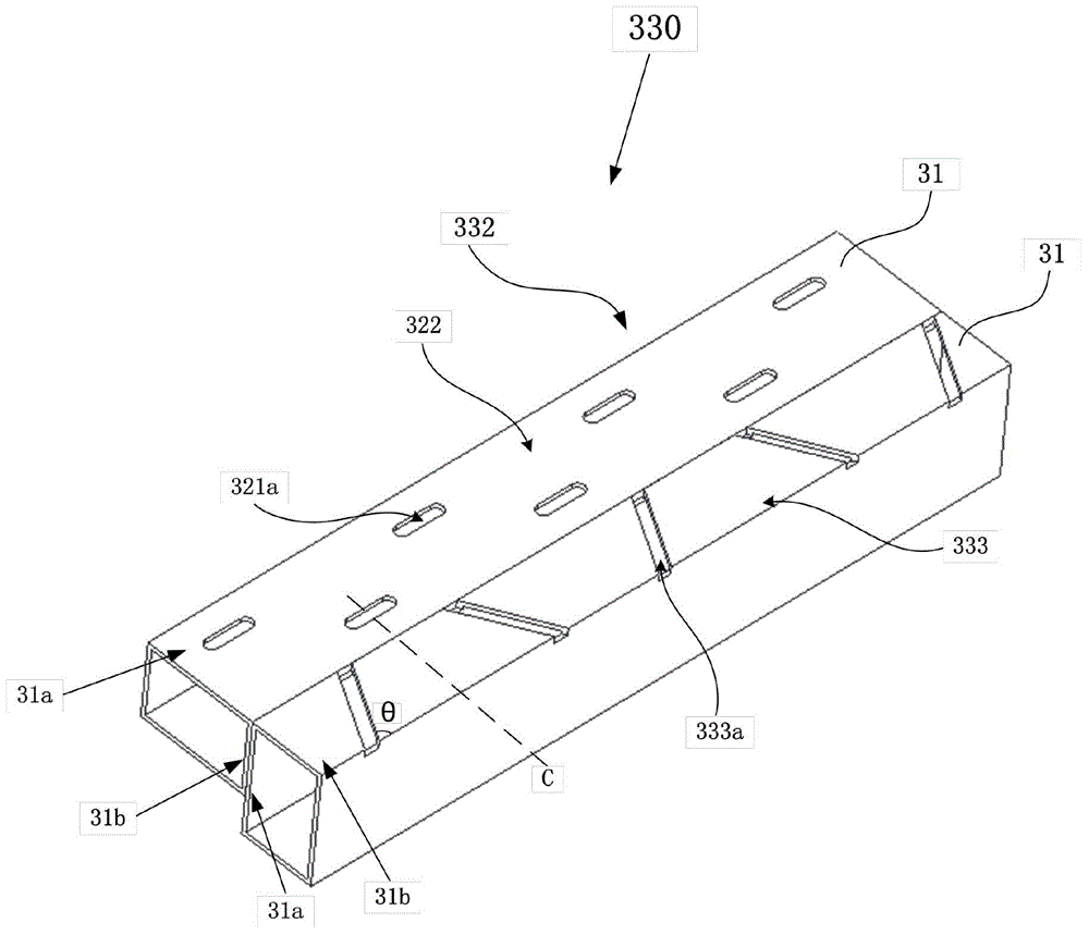 Crack double-waveguide antenna