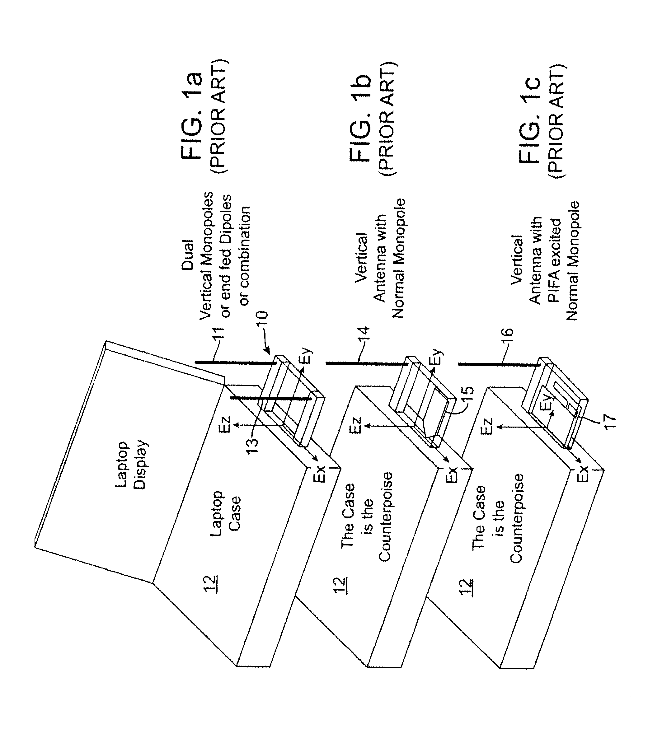 Antenna Configurations for Compact Device Wireless Communication