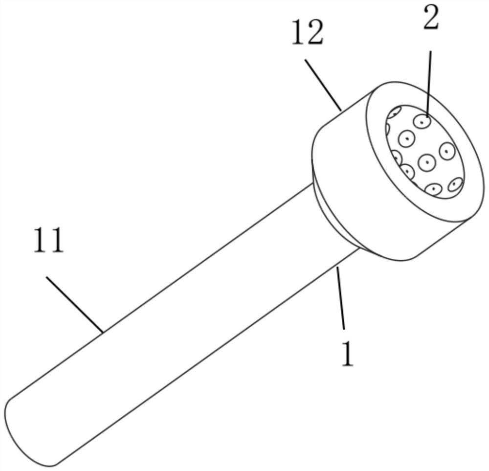 A concave 3D information acquisition and measurement device based on optical fiber bundle