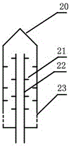 Experimental device for separating gas-liquid mixture and measuring gas volume and liquid volume