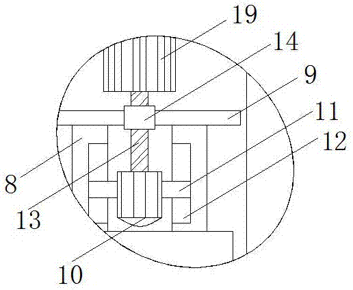 Intelligent clearing robot for discharging opening inner wall of concrete stirring tank