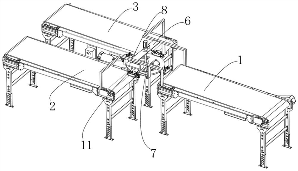 Inner and outer diameter measuring device for bearing quality detection