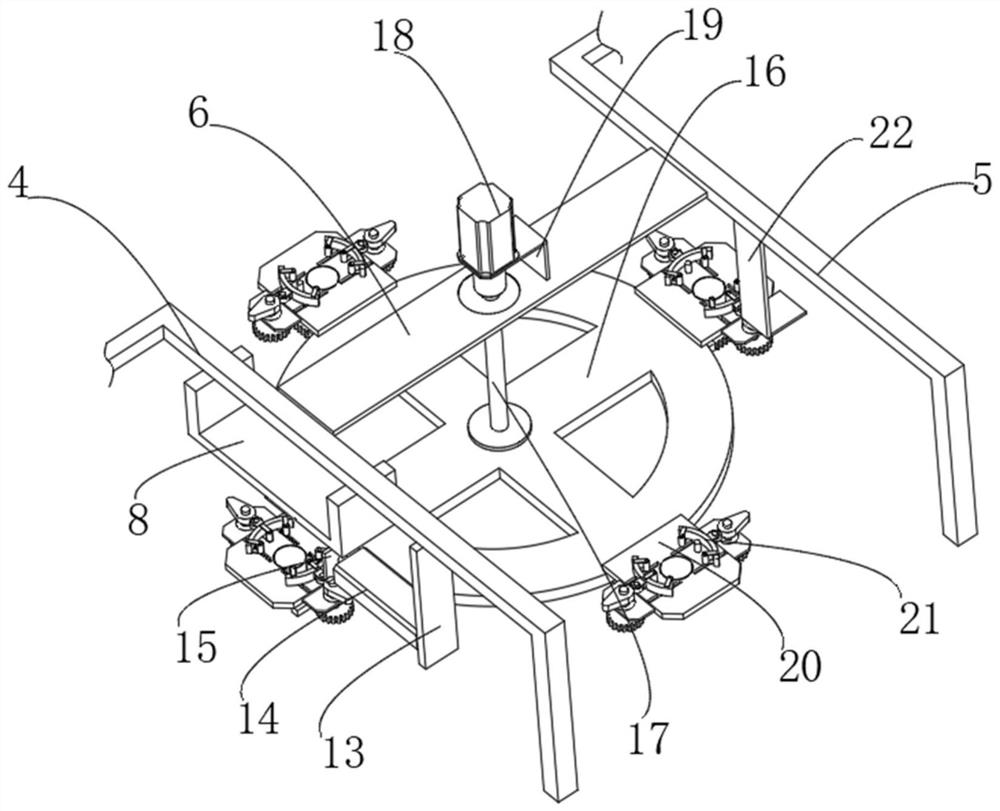 Inner and outer diameter measuring device for bearing quality detection