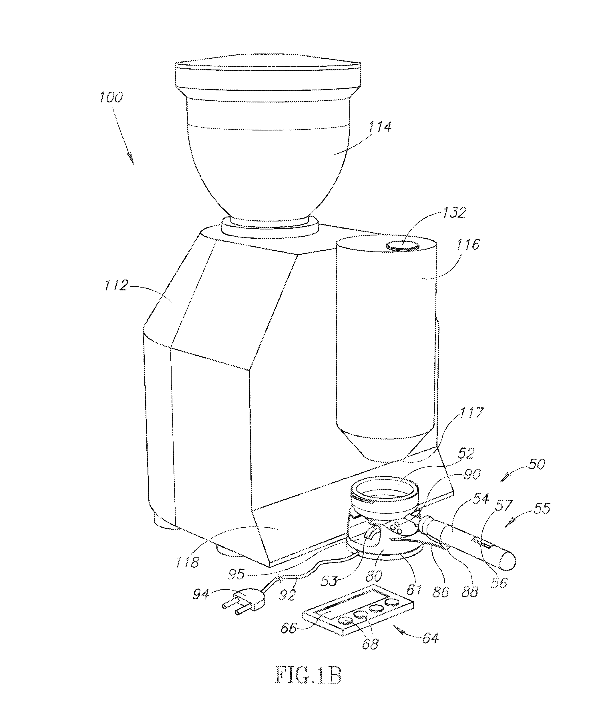 Apparatus to control the dispensing of a precise amount of ground coffee into an espresso portafilter basket