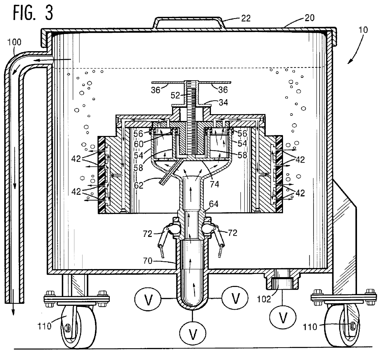 Apparatus for cleaning a vacuum drum