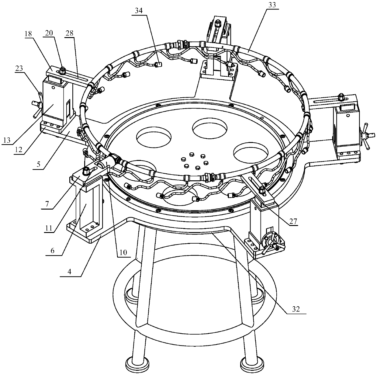 A Height Platform Adjustment Device Applied to Assembly of Fuel Main Pipe and Its Application Method