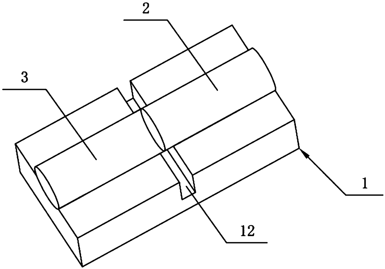 Inter-layer adhesive force testing component