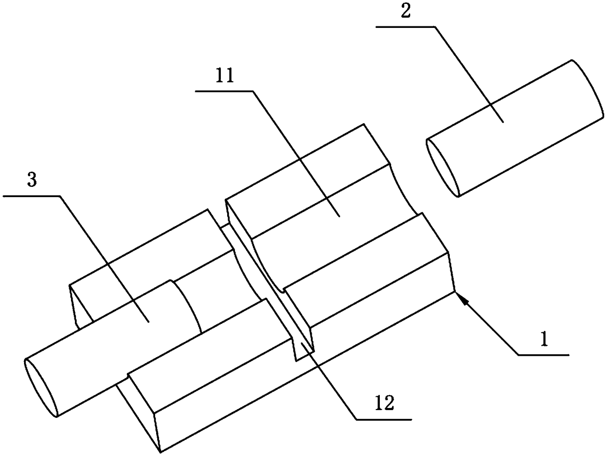 Inter-layer adhesive force testing component