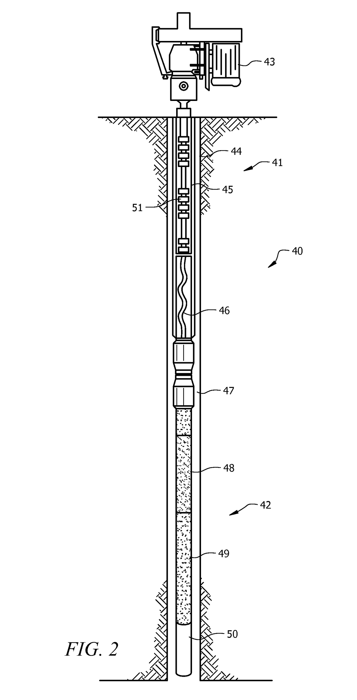 Down-hole gas and solids separator utilized in production hydrocarbons