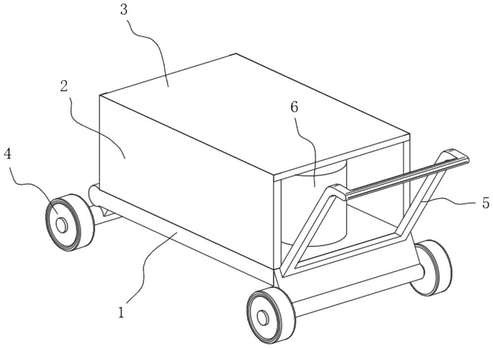 High-efficiency road crack treatment device for road engineering