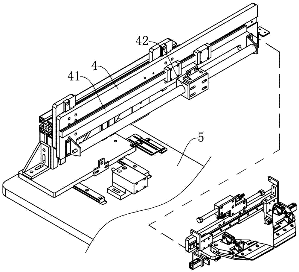 Feeding mechanism of multi-head ribbon loom