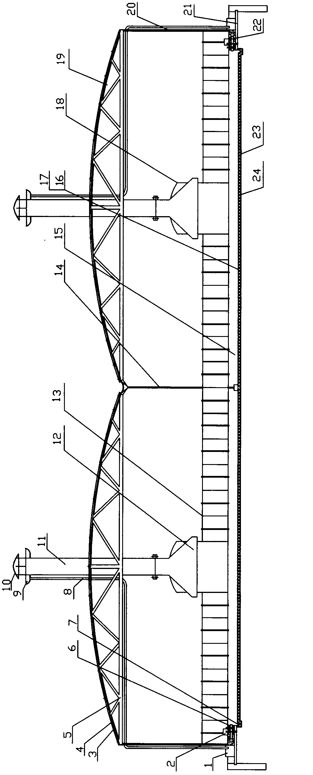 Salt-manufacturing method from bittern in solar greenhouse