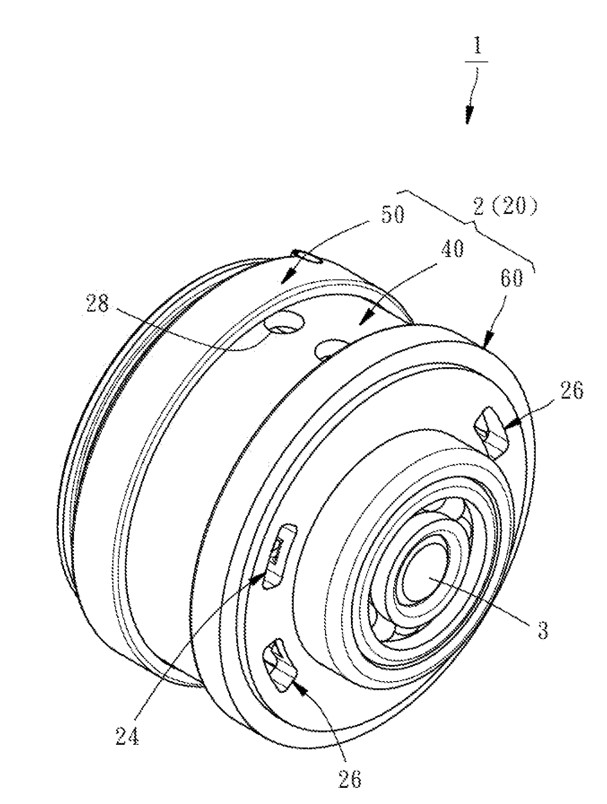 Pneumatic motor with dual air intake