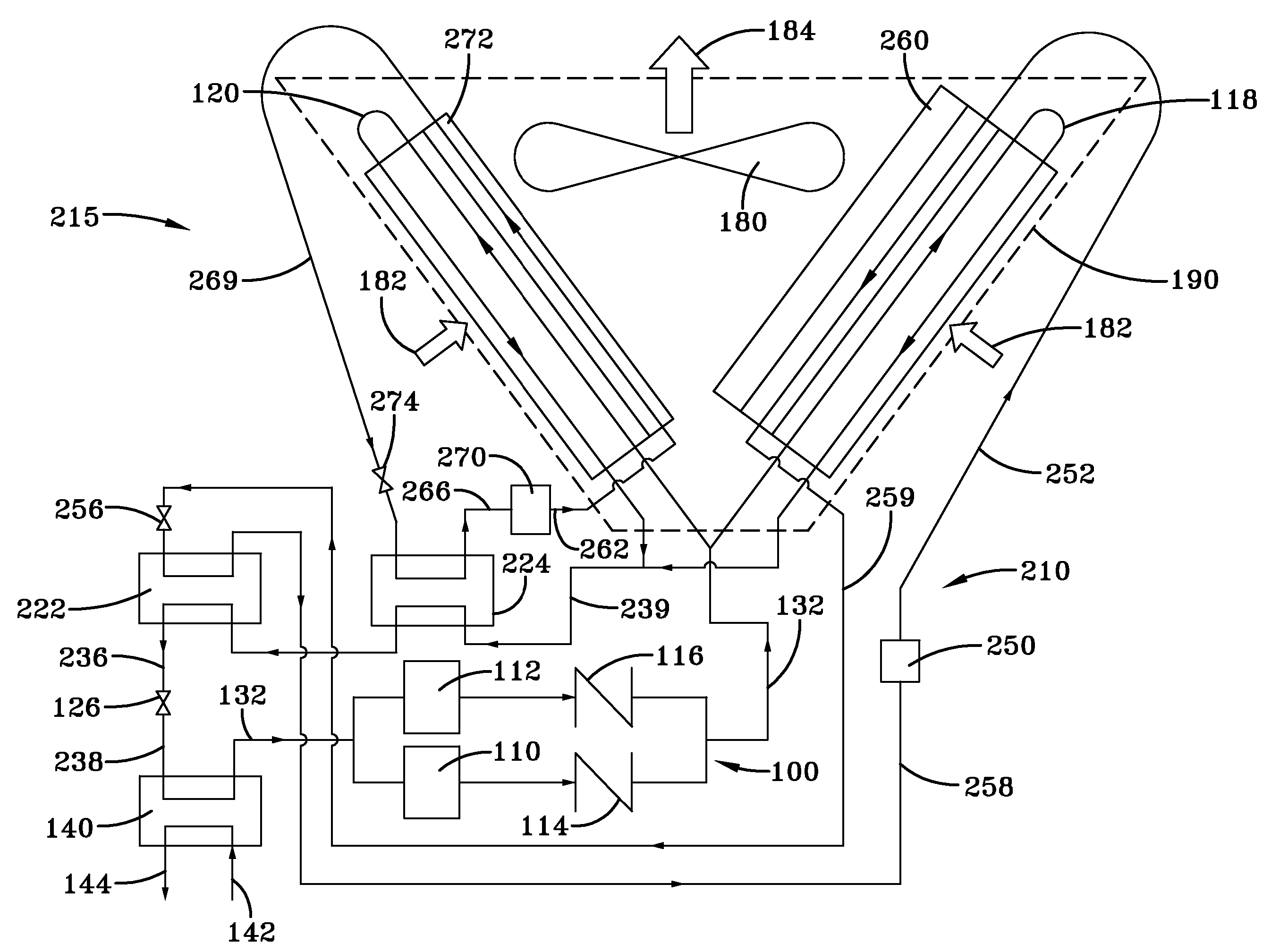 HVAC system with powered subcooler