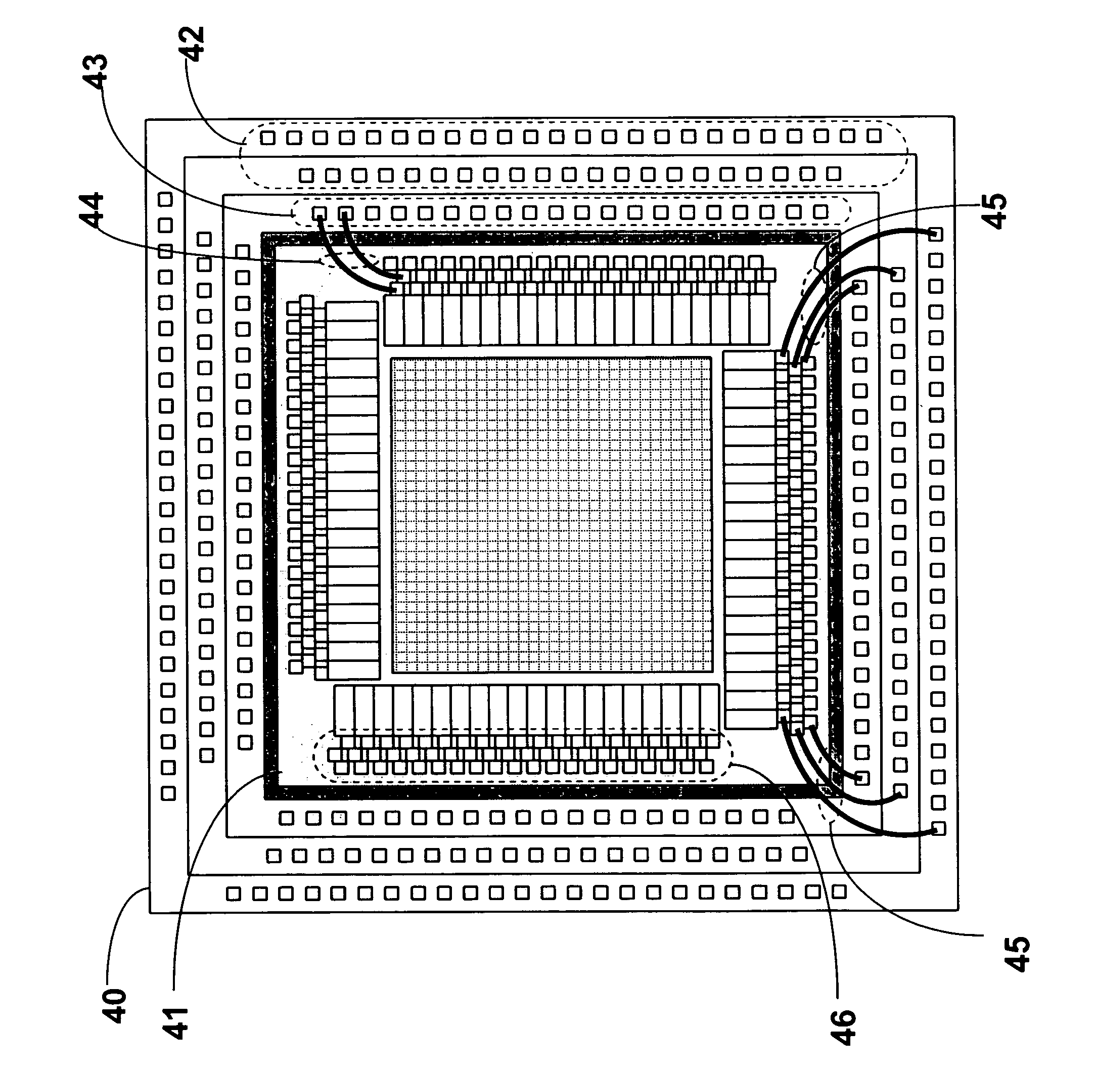 Customizable power and ground pins