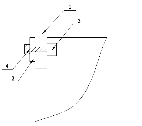 Header structure of electric cabinet