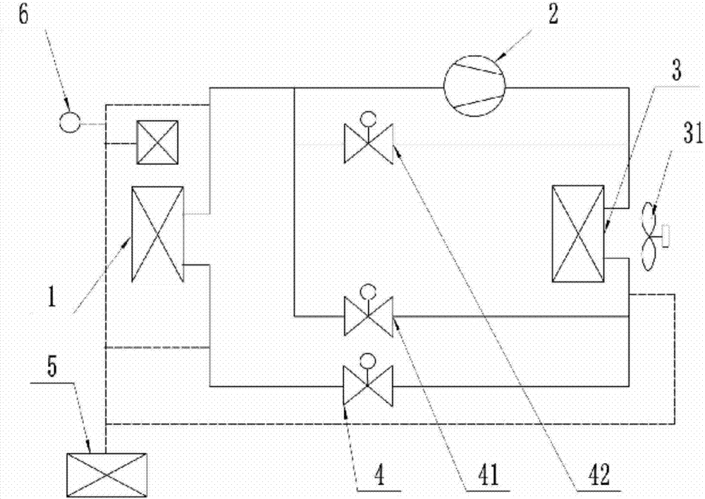 Energy-saving type refrigerating system and control method thereof