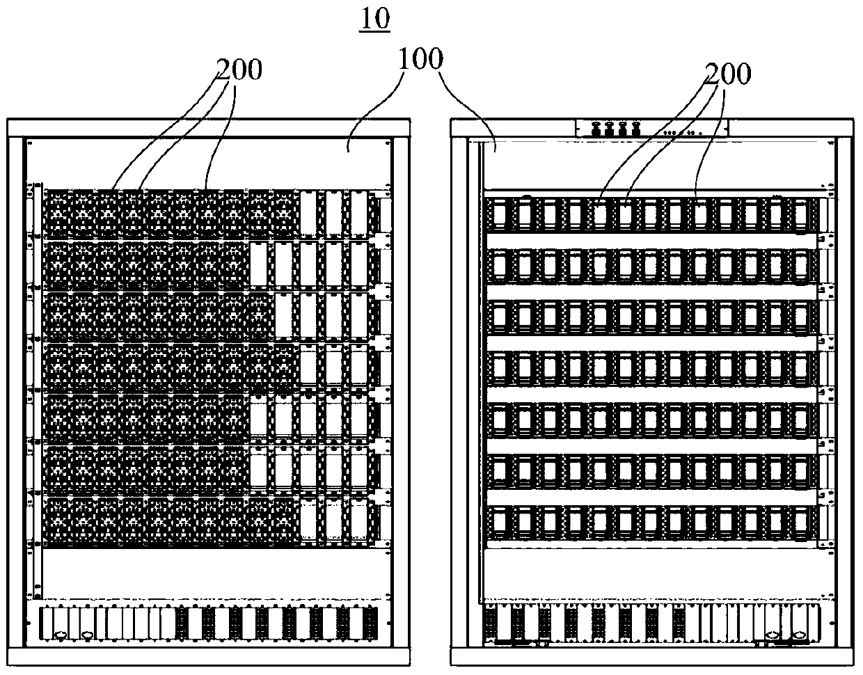 Signal monitoring lightning protection distribution cabinet and its signal acquisition system