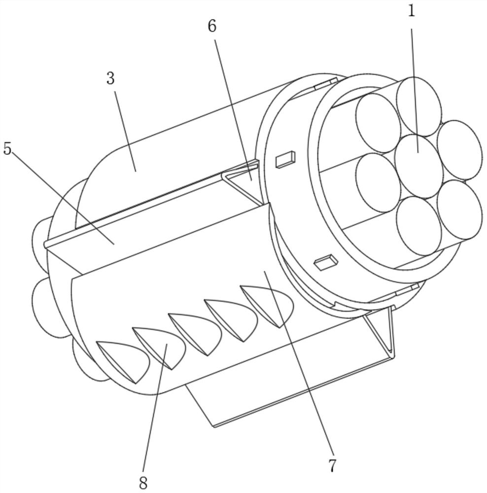 Connecting tail cable for modular design of power transmission line