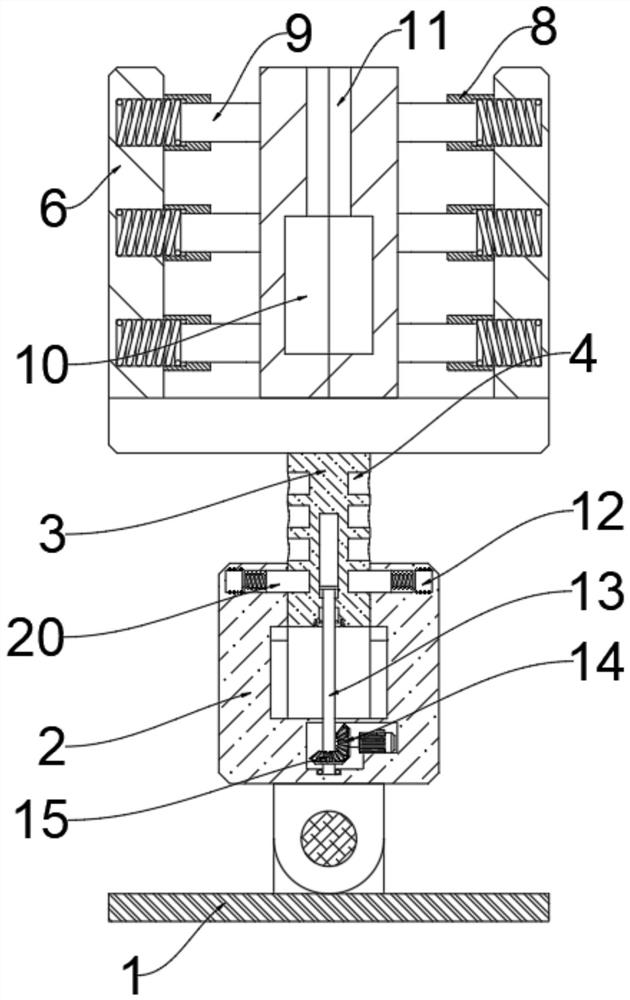 An anchoring device for bridge cables that is easy to install and disassemble