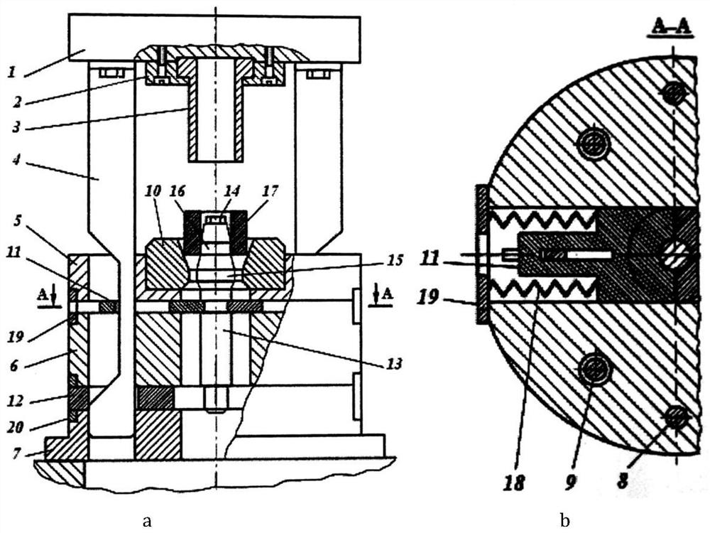 Necking-burnishing optimized composite device and process for titanium alloy bushing