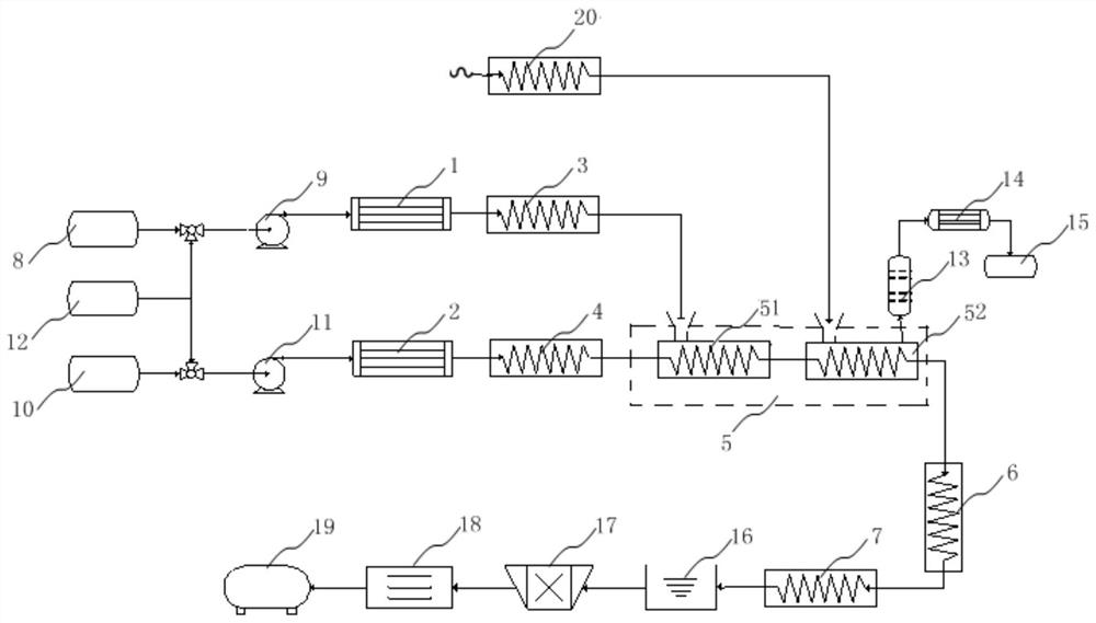 Method and system for continuously preparing liquid crystal polymer with adjustable molecular structure