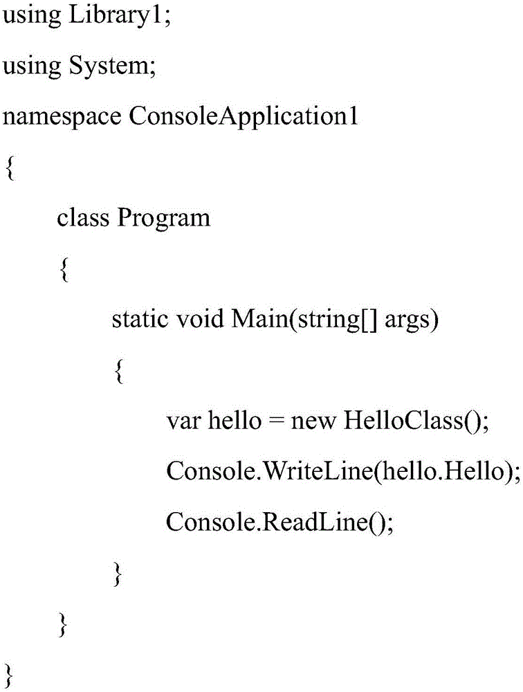 Mixed reference method and mixed reference system for items with different programming languages of platform