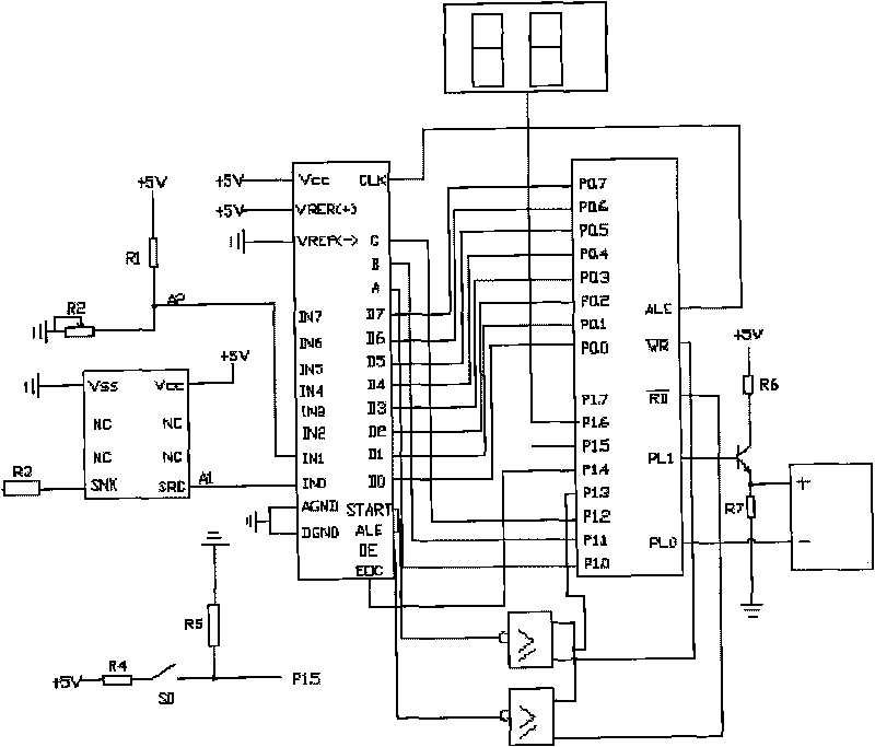 Controller of light-operated color-changing glass window