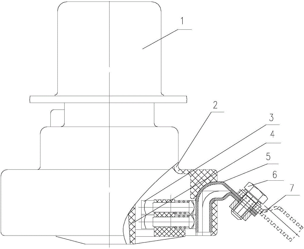 Fixed contact structure of disc high-current off-circuit tap-changer