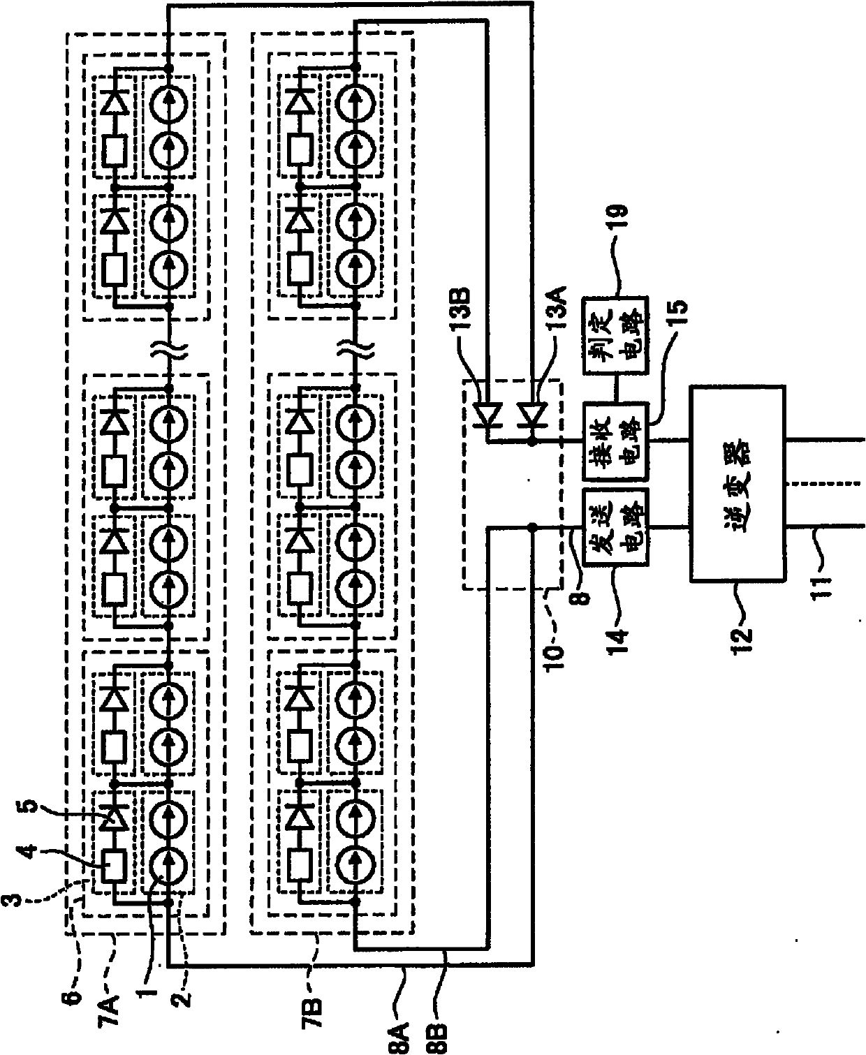 Solar power generation device