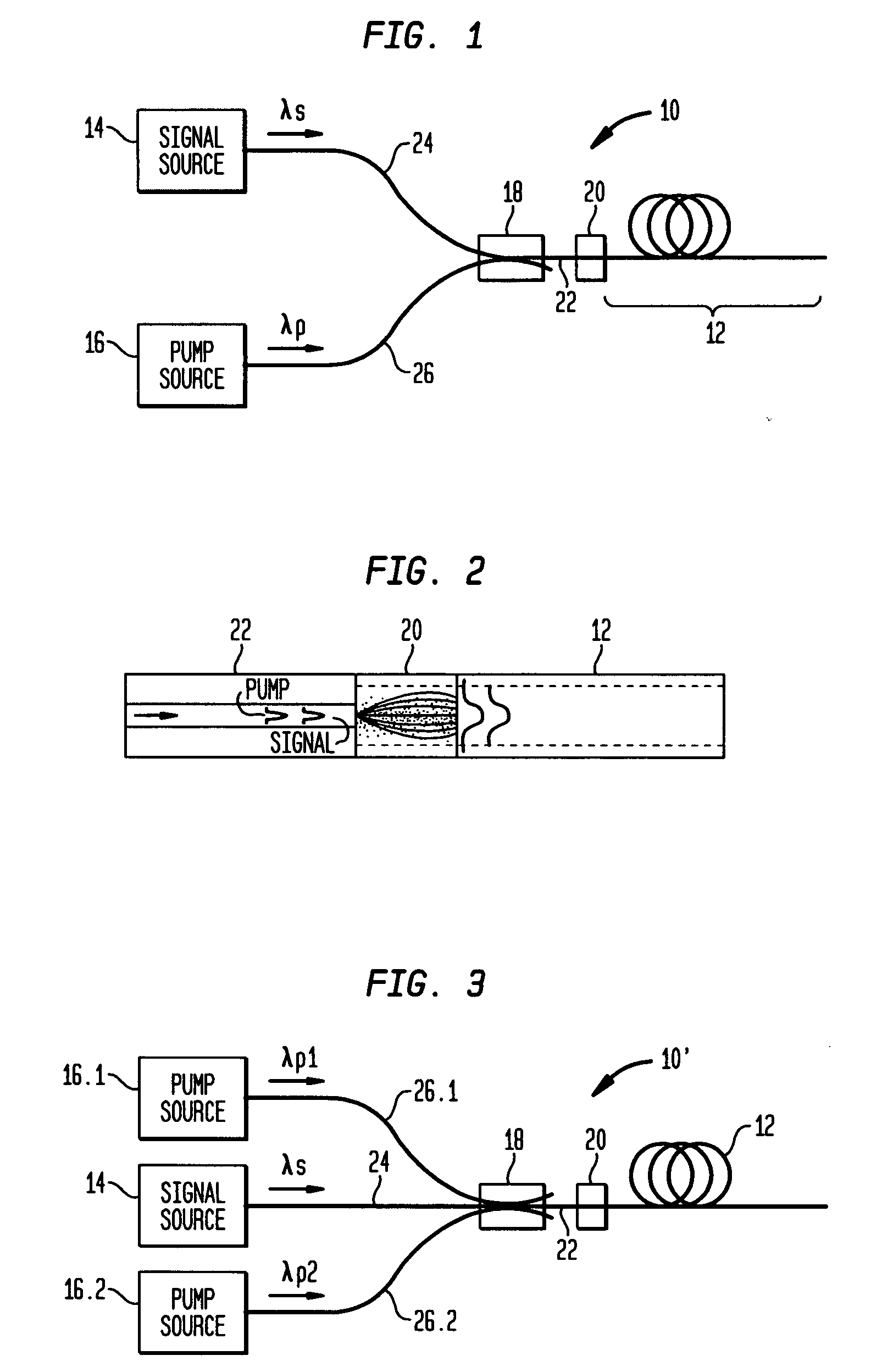 High power optical apparatus employing large-mode-area, multimode, gain-producing optical fibers