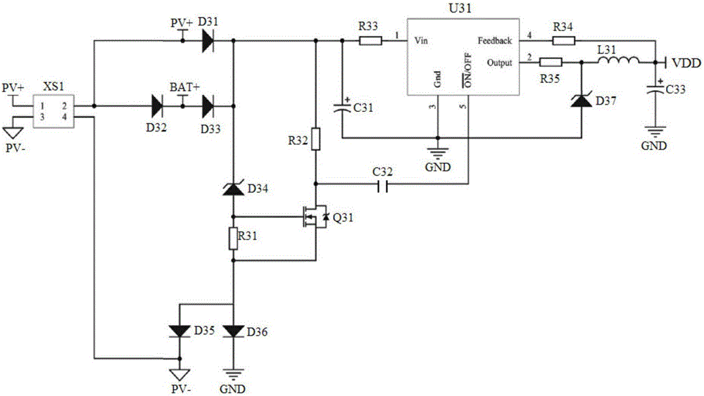 Solar air-conditioning system with charging, control and photovoltaic inversion functions