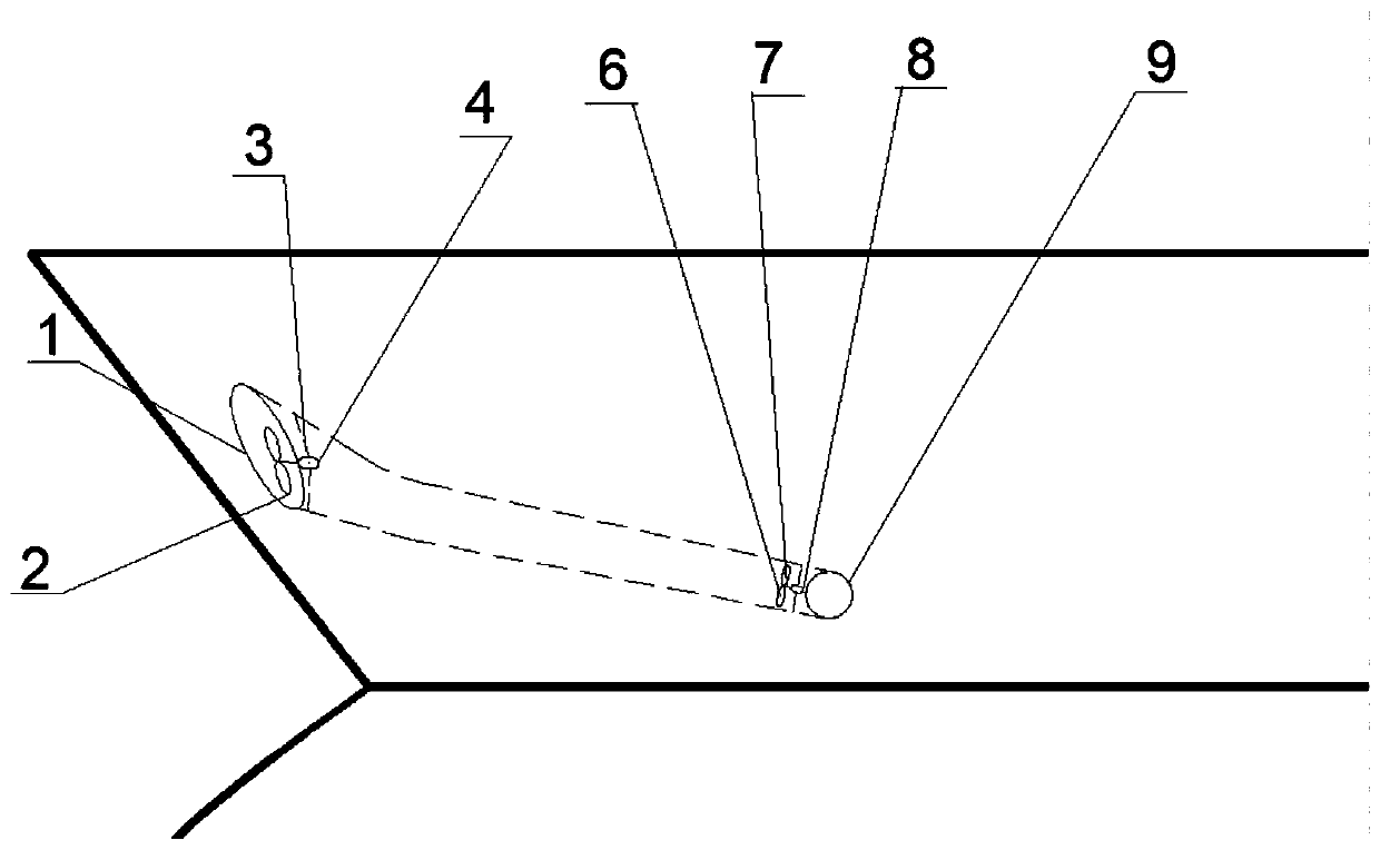 Merchant ship bow wave energy power generation device