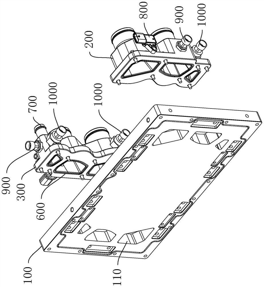 Fuel cell stack manifold structure