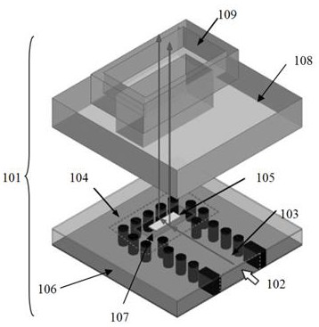 Planar integrated array antenna