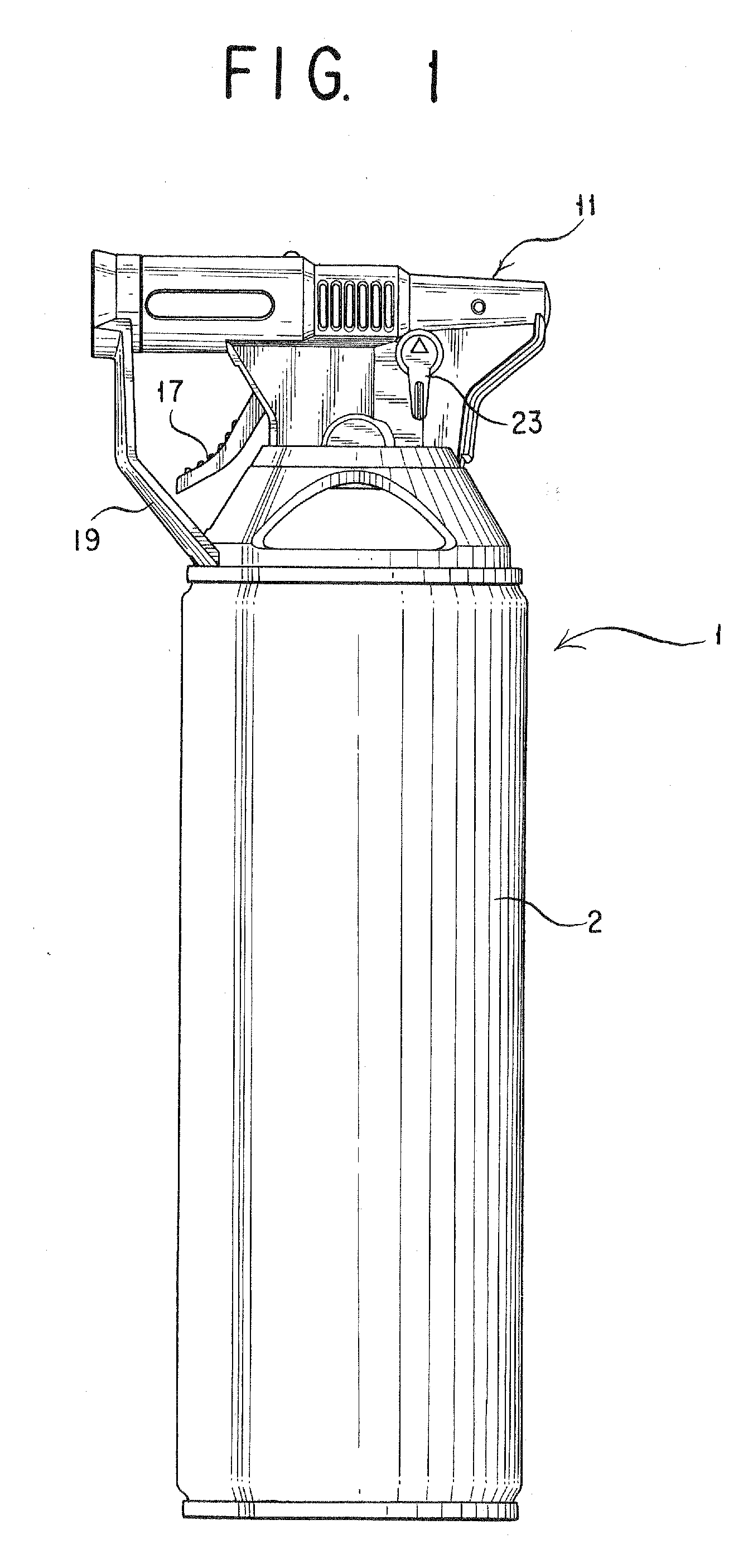 Trigger type head cap for an aerosol sprayer