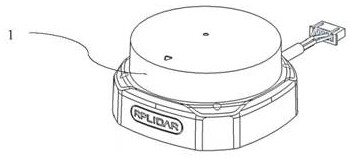 Narrow-window coaxial single-line laser scanning range finder