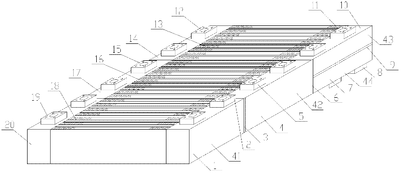 Integrated cooling module for multisystem