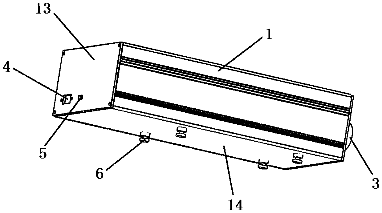 A kind of spare battery case of electric vehicle and electric vehicle