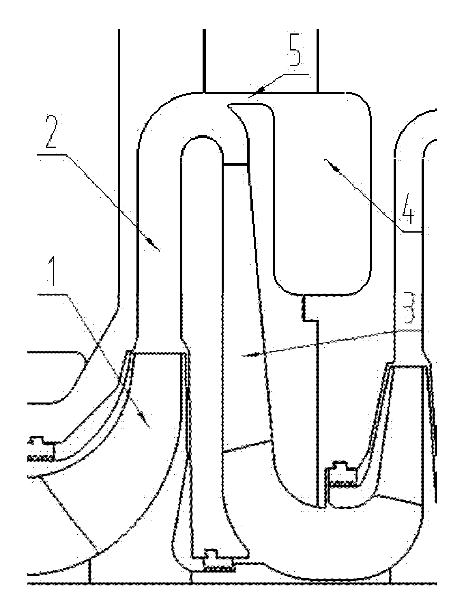 Application of staggered spiral type design on volute