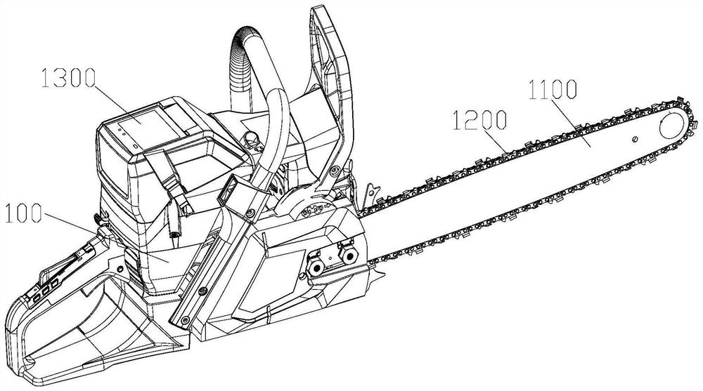 Gasoline chain saw with display function and information display method