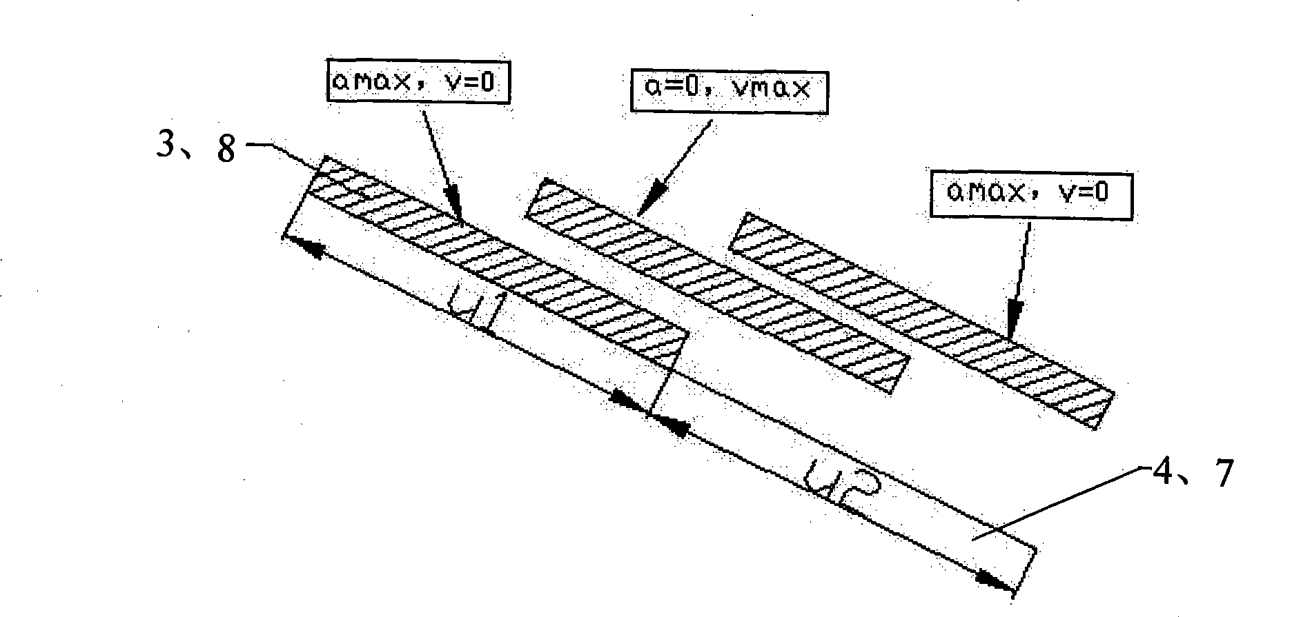 Fireproofing machinery folding device opened by deadweight