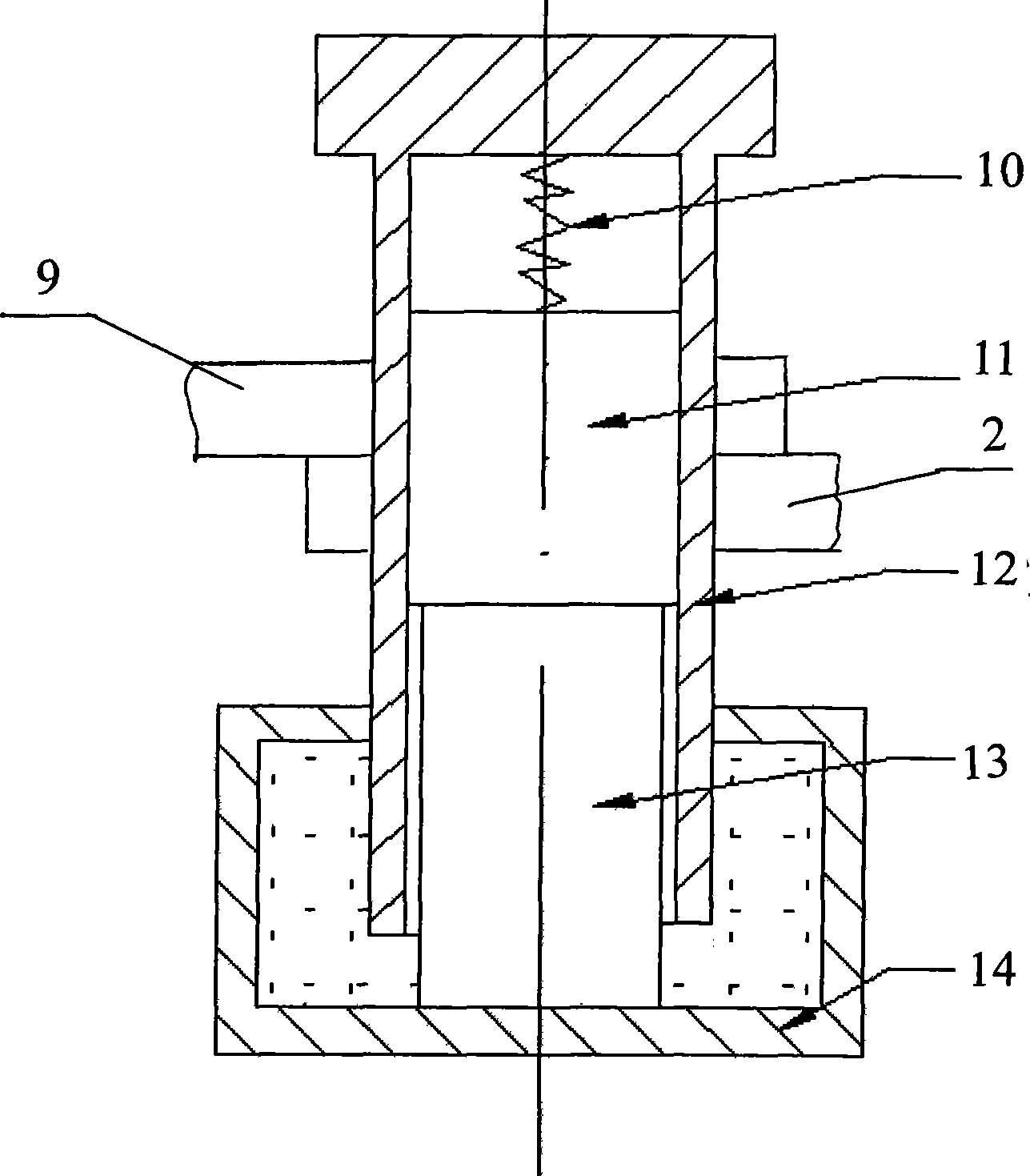 Fireproofing machinery folding device opened by deadweight