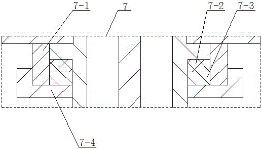 Measuring device for fresh concrete air content under vibrating conditions