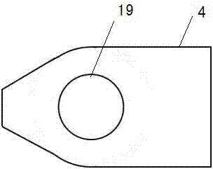 Wellhead bell-mouth nipple that improves the measurement sensitivity of drilling fluid return flow