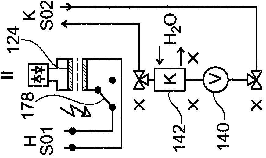 Bell-type furnace with a heat dispensing device positioned within a protective hood, in particular fed by an energy source external to the furnace chamber, for dispensing heat to annealing gas