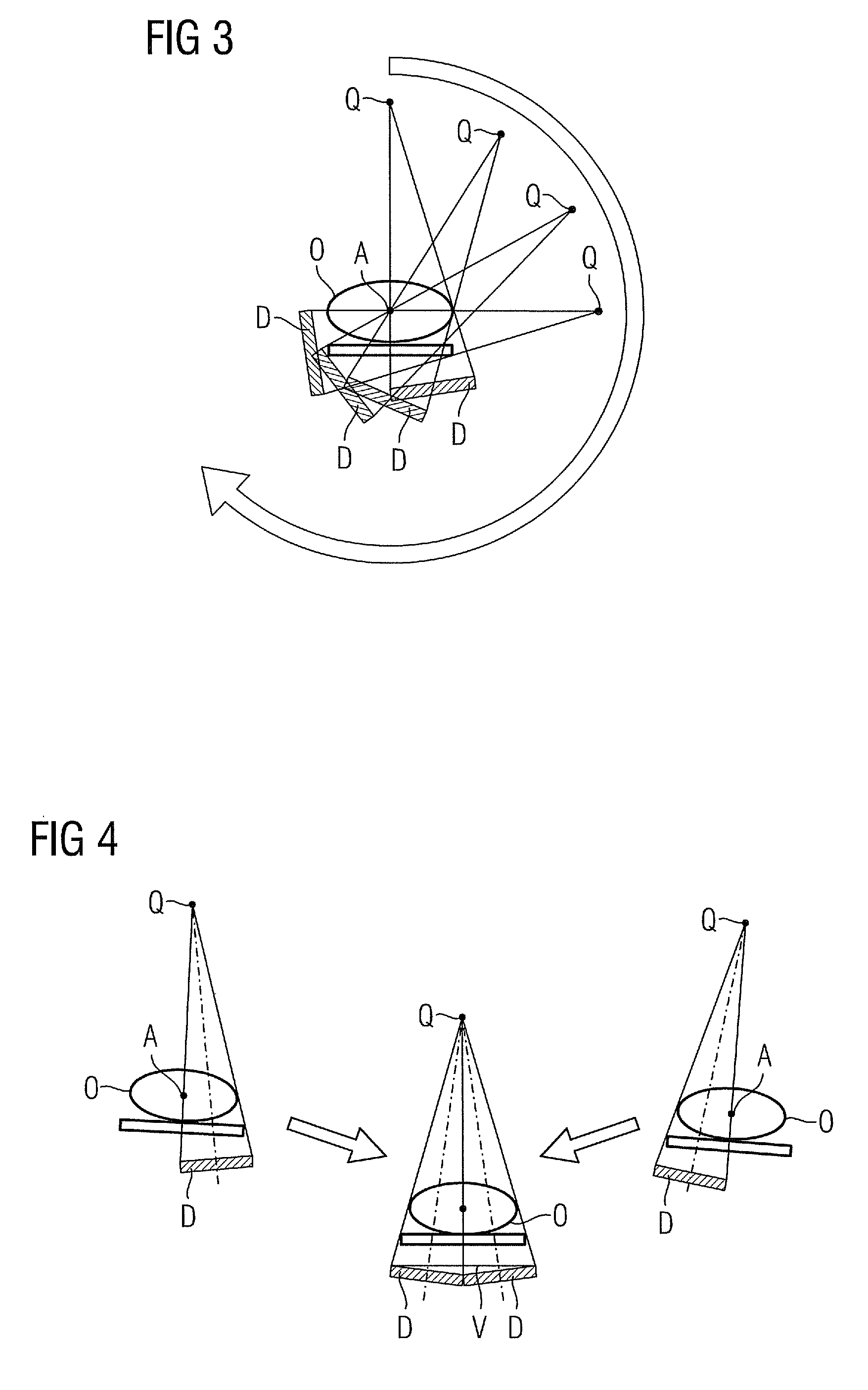 Method for recording an examination object