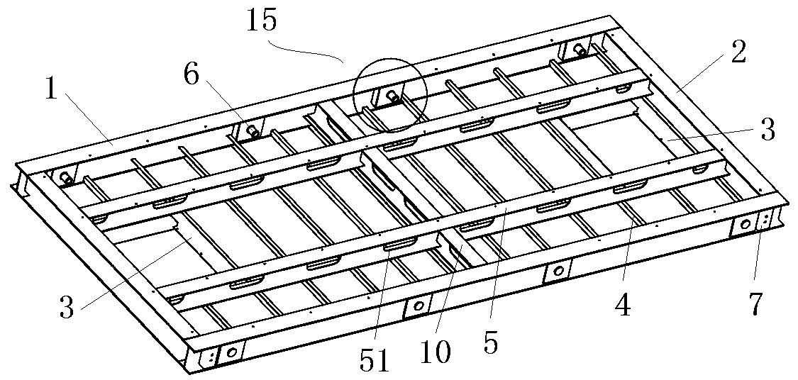 Sunken prefabricated cabin base