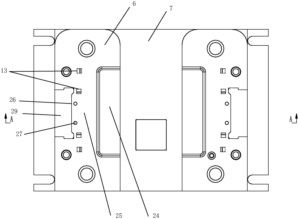 Soft-packed cell electrode lug cutting die